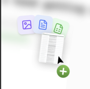 Document upload artwork from the Chat Workspace product page.